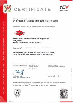 TÜV Certificate 2020