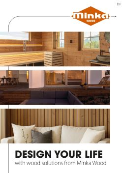 First page of the catalogue Minka Wood.