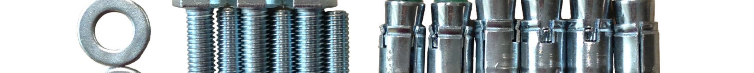 Mounting kit for the Sun Step outdoor staircase. The set includes metal brackets, screws, plugs, nuts, and washers. Designed for secure installation of the Sun Step staircase on walls or floors in outdoor areas.