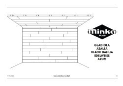First page of the Installation Instructions for Minka Wood Wall panels