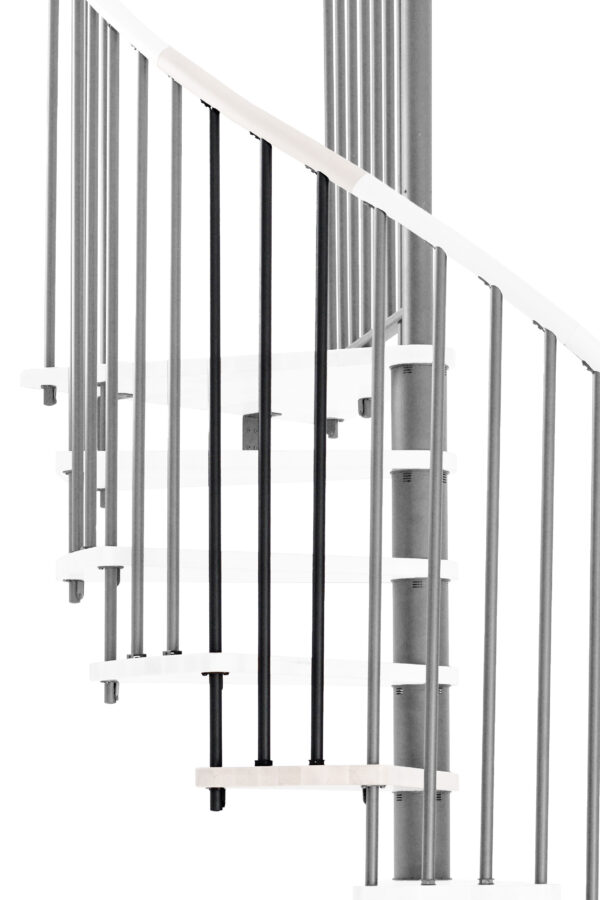 Height extension Spiral Wood white black