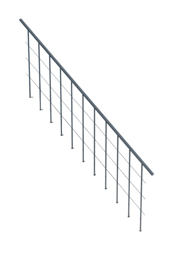 Second railing Comfort Top & Comfort Top Turn grey