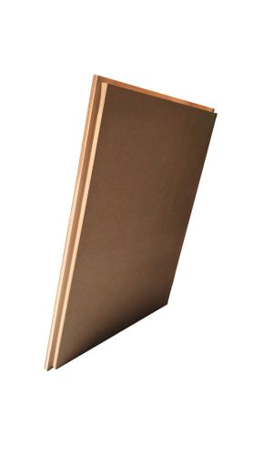 Top cover for attic staircase Type 4M in a natural finish. Made of wood composite panels with a surrounding wooden frame, untreated for custom finishing.