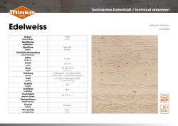Technisches Datenblatt Edelweiss