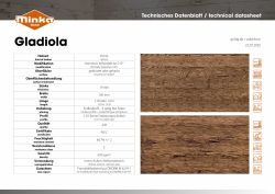 Technisches Datenblatt Gladiola