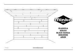 Montageanleitung Minka Wood Alpine Wandpaneele