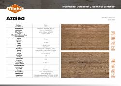 Technisches Datenblatt Azalea